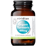 Viridian Organic Turmeric 400mg Veg Caps 30 size #965  Up To 30% Off