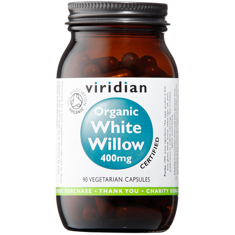 Viridian White Willow 400mg Veg Caps 90 size #  Up To 30% Off