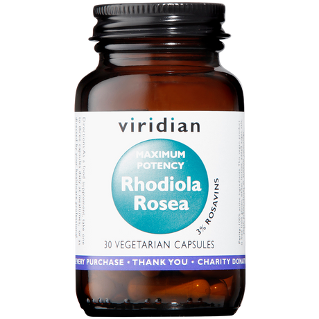 Viridian Rhodiola Rosea Extract (High Potency) Veg Caps 30 size #985 Up To 30% Off