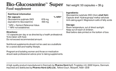 Pharma Nord Bio-Glucosamine Super 50 Capsules