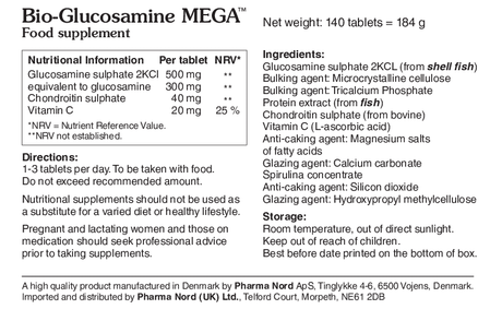 Pharma Nord Bio-Glucosamine Mega 140 tablet