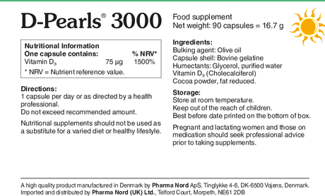 Pharma Nord D Pearls 3000iu 90 caps