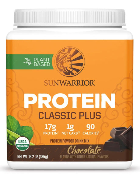 Sunwarrior Classic Plus Protein 375g Chocolate Flavour