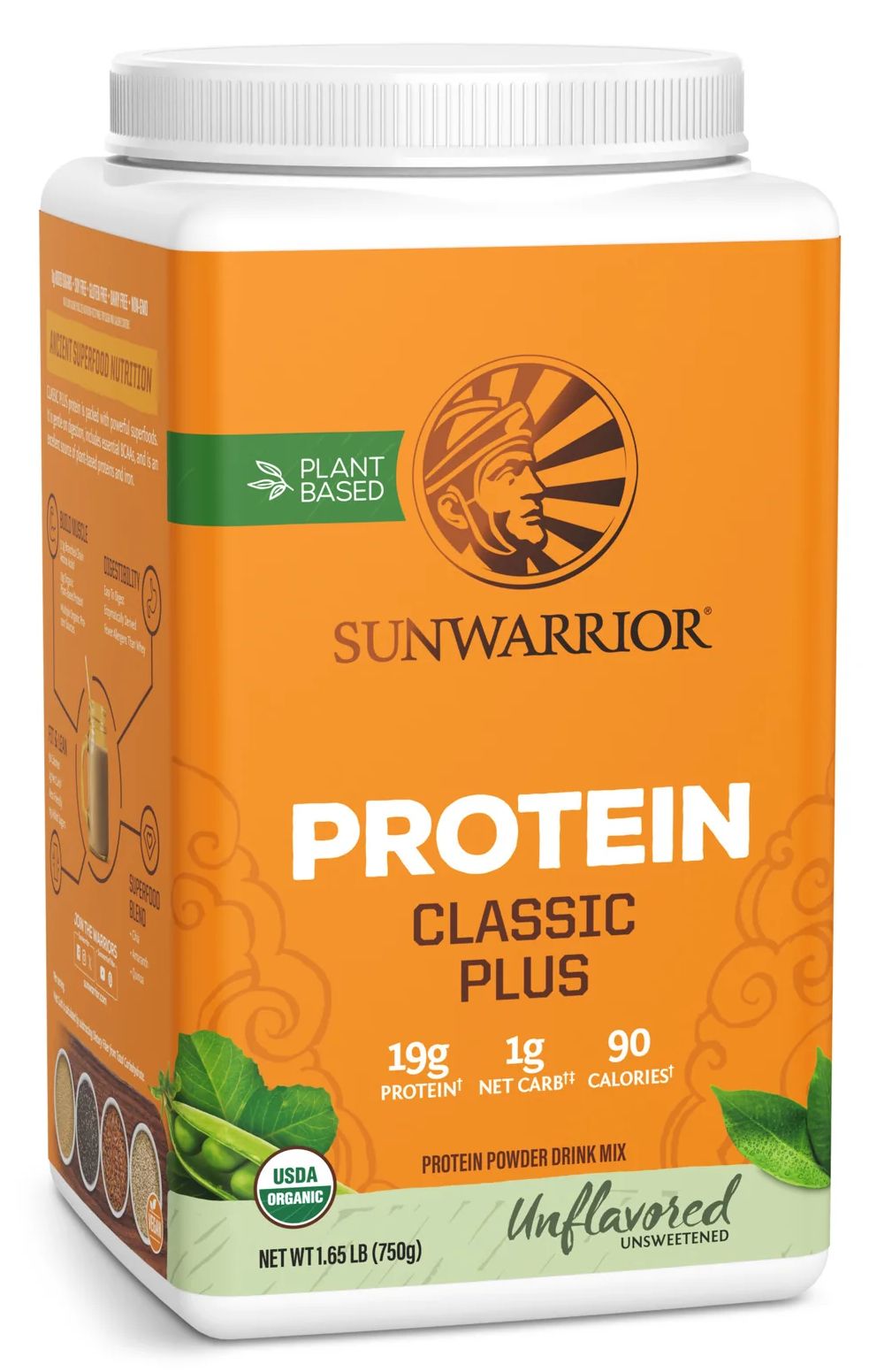 35% OFF Sunwarrior Classic Plus Protein 750g Unflavoured Flavour *** BEST BEFORE DATE 05/2026***