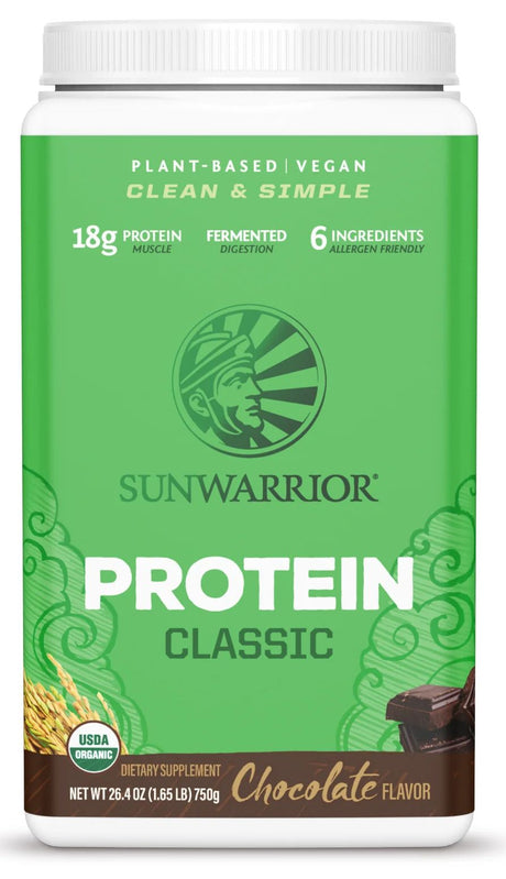 Sunwarrior Protein Classic 750g  - Chocolate Flavoured