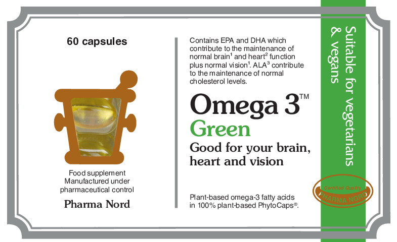 Pharma Nord Omega 3 Green Phyto 60 Capsules