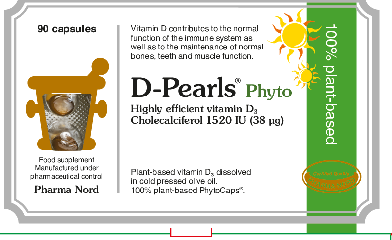 Pharma Nord D-Pearls Green 1520IU 38mcg 90 Capsules