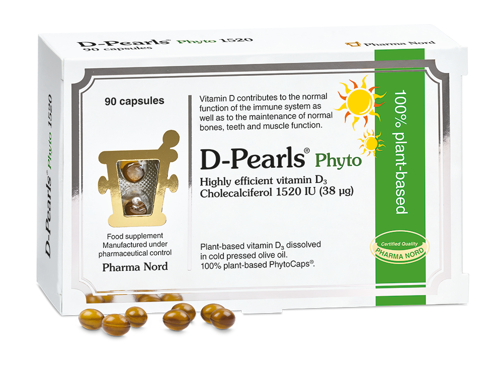 Pharma Nord D-Pearls Green 1520IU 38mcg 90 Capsules
