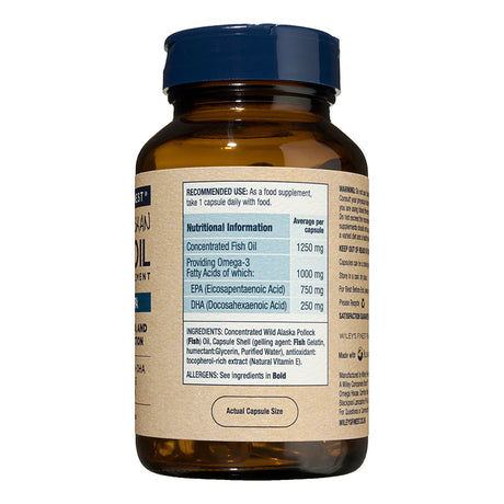 Wiley's Finest Peak Epa - 60 Softgels - Save 27% When You Buy 3