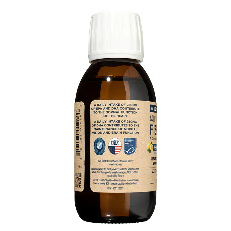Wiley's Finest Peak Omega-3 Liquid (25 servings) - Save 30% When You Buy 3