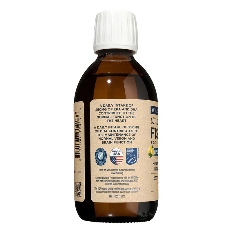 Wiley's Finest Peak Omega-3 Liquid (50 servings) - Save 30% When You Buy 3
