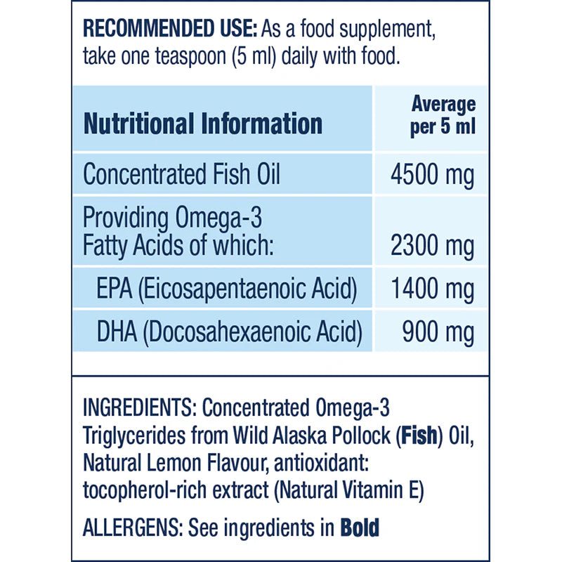 Wiley's Finest Peak Omega-3 Liquid (25 servings) - Save 30% When You Buy 3