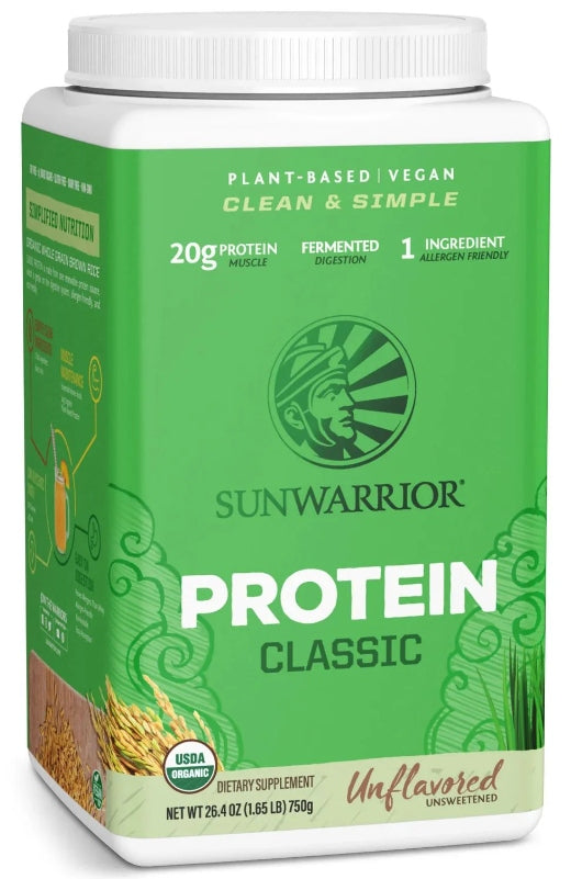 50% OFF Sunwarrior Protein Classic 750g  - Unflavoured **** BEST BEFORE DATE 12/2025******