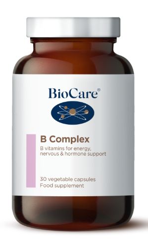 BioCare B Complex (enzyme activated plus Magnesium) 30 Capsules # 17330