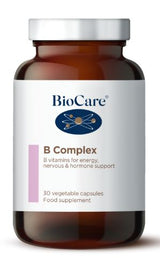 BioCare B Complex (enzyme activated plus Magnesium) 30 Capsules # 17330