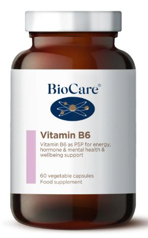 BioCare Vitamin B6 (Pyridoxal-5 phosphate 50mg) 60 Capsules # 21760