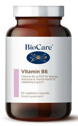 BioCare Vitamin B6 (Pyridoxal-5 phosphate 50mg) 60 Capsules # 21760