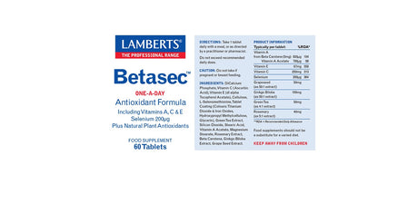 Lamberts Betaine HCI (180 Tablets) # 8404