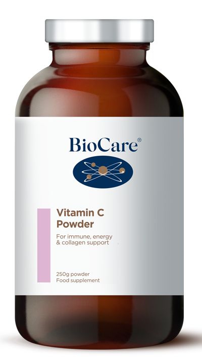 BioCare Vitamin C Powder (Magnesium Ascorbate Powder) Citrus Free 250g # 513250