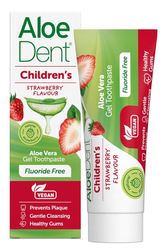 Aloe Dent Children's Aloe Vera Toothpaste 50ml Strawberry