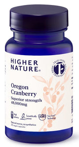 HIGHER NATURE- Superior strength Cranberry 48000mg 30 Capsules