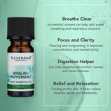 Tisserand English Peppermint Essential Oil 9ml
