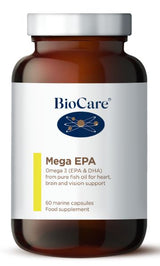 BioCare Mega EPA 1000 (EPA/DHA Fish Oil Concentrate) 60 Capsules # 80360