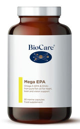 BioCare Mega EPA 1000 (EPA/DHA Fish Oil Concentrate) 90 Capsules # 80390