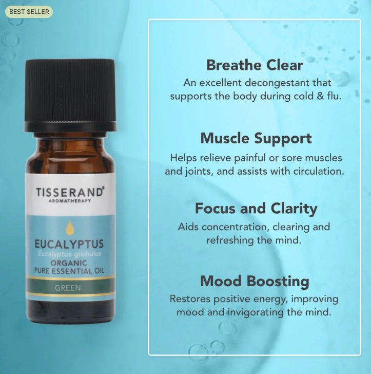 Tisserand Eucalyptus Organic Essential Oil