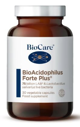 BioCare Bio-Acidophilus Forte Plus (Probiotic - 75 billion per capsule) 30 Capsules # 76030