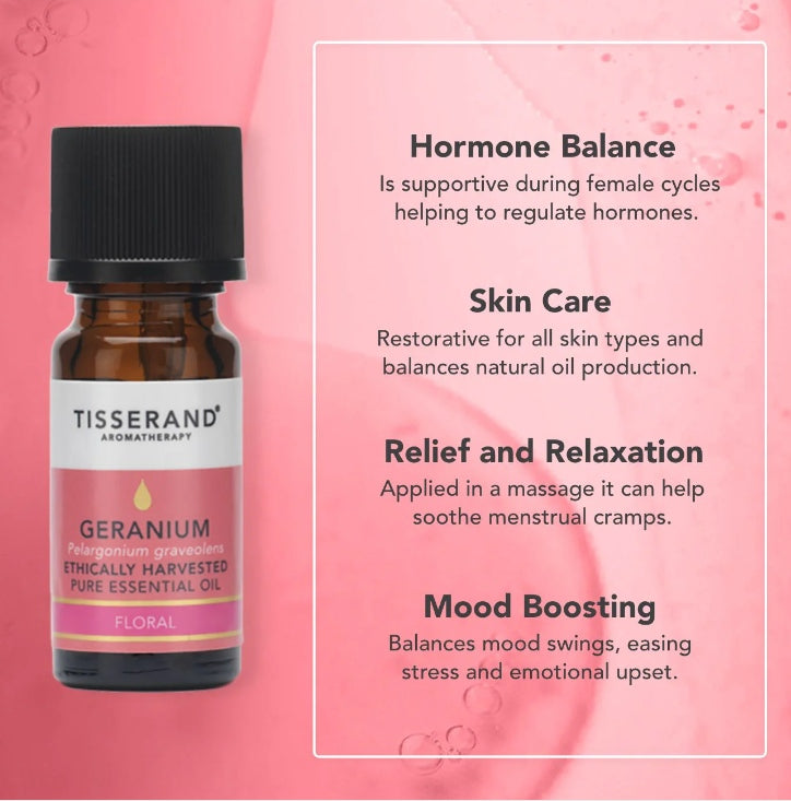 Tisserand Geranium Essential Oil 9ml