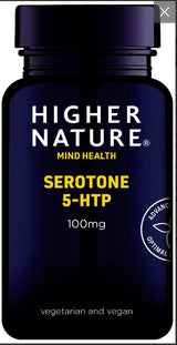 Higher Nature Serotone-5HTP 100mg 30 Capsules # SE5030