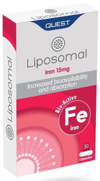 Quest Liposomal Iron 15mg 30 Capsules