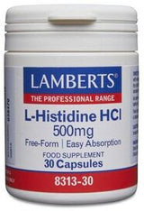 Lamberts L-Histidine HCI 500mg (30 Capsules) # 8313
