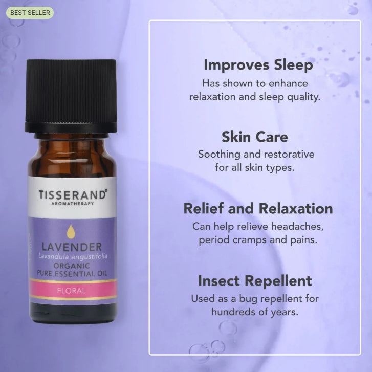 Tisserand Lavender Organic Essential Oil