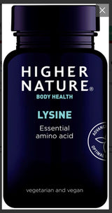 Higher Nature Lysine 500mg 90 Tablets # LYS090