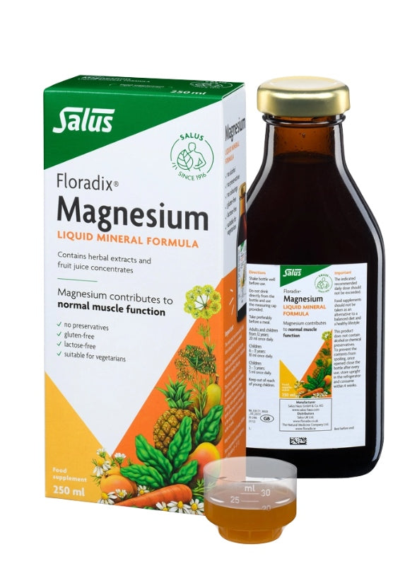 Salus Floradix Magnesium Liquid Mineral Formula 250ml