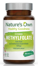 Natures Own Folic acid as Methylfolate 400ug 60 Capsule.