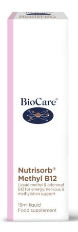 BioCare Nutrisorb Liquid Methyl B12 15ml # 34215