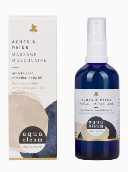Aqua Oleum ACHES & PAINS: Muscle-Ease remedial Body Oil 100ml