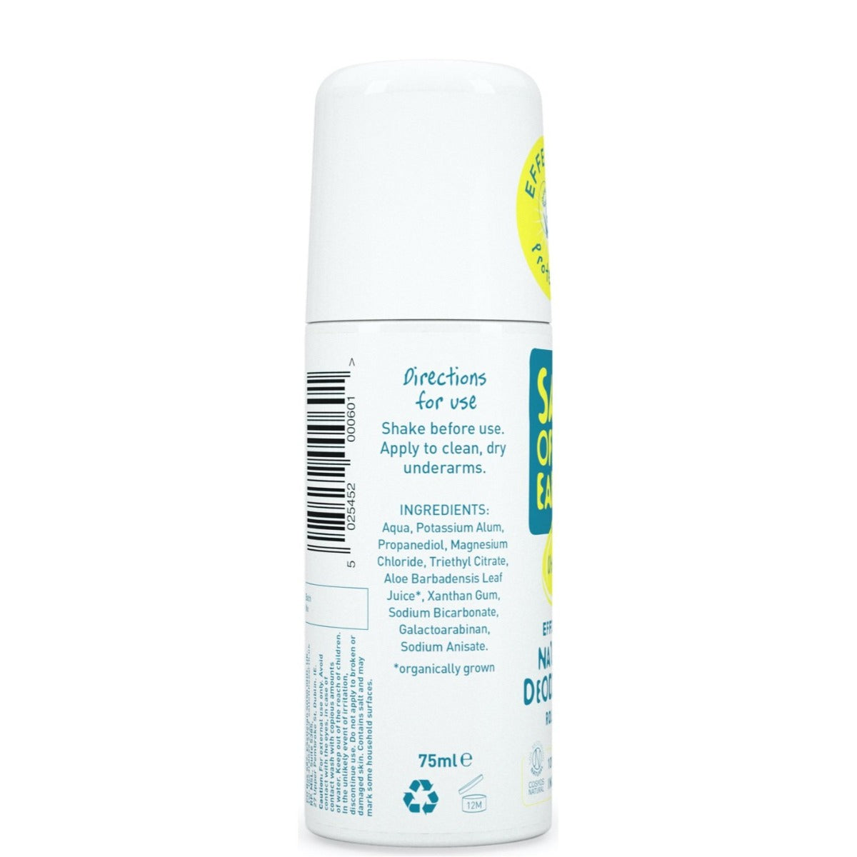 Salt Of The Earth Natural Roll-On Deodorant # 75ml