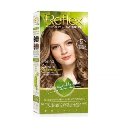 Naturtint  Reflex - 7.0 Hazelnut Blonde Semi Permanent Colour (PPD Free)