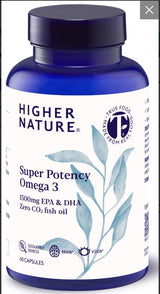 Higher Nature Pure omega 3 fish oil 60 capsules