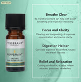 Tisserand Peppermint Organic Essential Oil 9ml