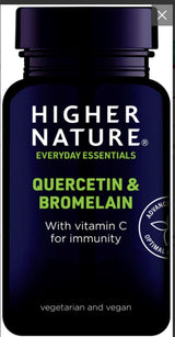 HIGHER NATURE QUERCETIN & BROMELAIN 60'S