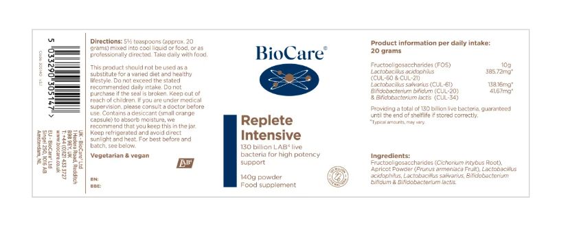 BioCare Replete Intensive 140g # 305140