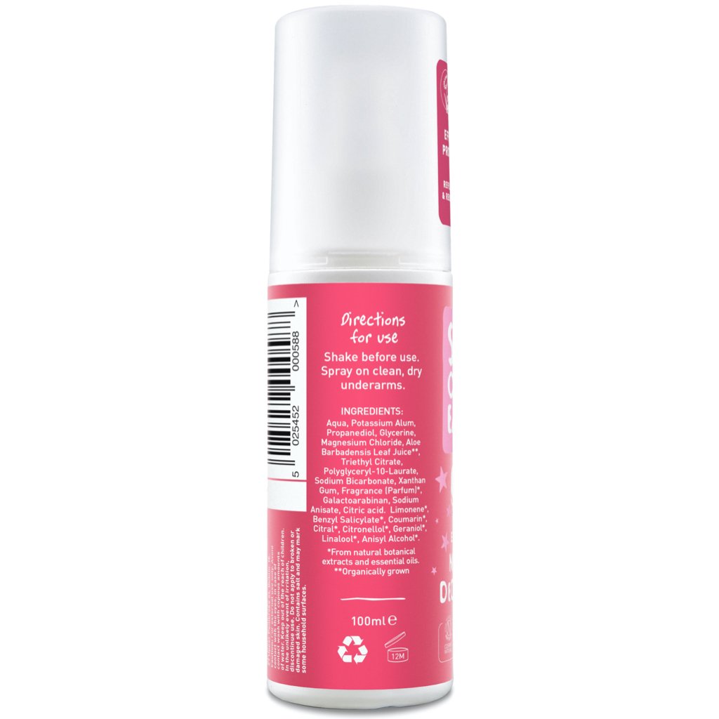 Salt Of The Earth Rock Chick Sweet Strawberry Natural Deodorant Spray for Girls # 100ml