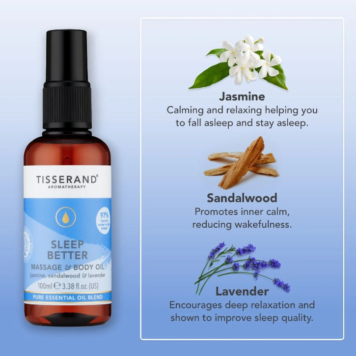Tisserand Sleep Better Massage & Body Oil 100ml