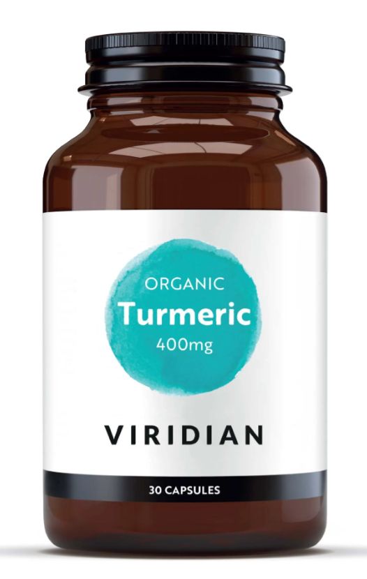 Viridian Organic Turmeric 400mg Veg Caps 30 size #965  Up To 30% Off