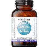 Viridian Dandelion and Burdock Veg Caps 60 size #811  UP to 30% Off